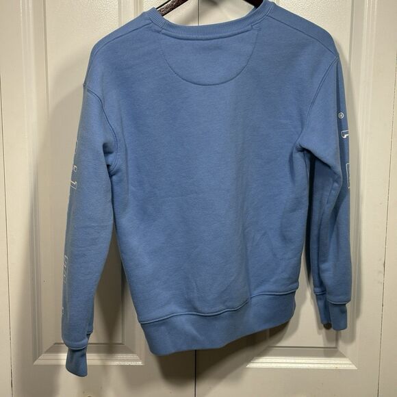 Levi’s Silver Tab Sweatshirt Youth L Blue Crewneck Retro Streetwear Y2K Logo - Picture 5 of 11